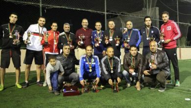 يوم رياضي بين منظمة جديد للإعلام الرياضي ومصرف السرايا