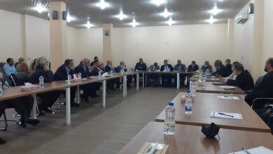 النقابة العامة للمحاميين تناقش عدد من القضايا مع النقابة الفرعية الخمس