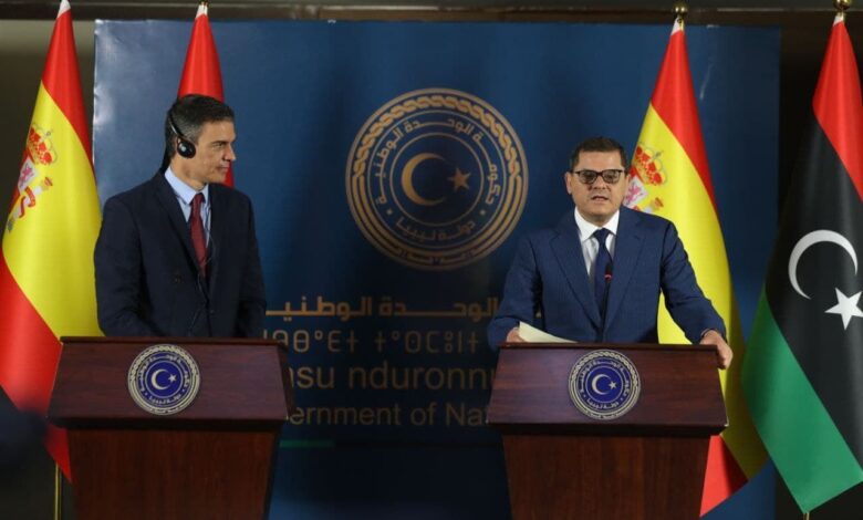 رئيس حكومة الوحدة الوطنية يعقد مؤتمرًا صحفيًا مع نظيره الإسباني