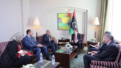 رئيس حكومة الوحدة الوطنية يلتقي أمين عام جامعة الدول العربية