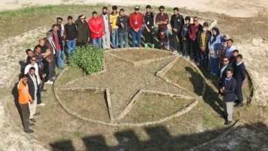 شباب بلدية الأبرق ينظمون حملة تطوعية للتشجير ونظافة المعالم السياحية والاثار بالمدينة ..