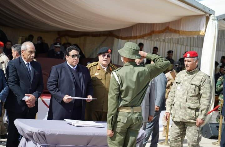 رئيس المجلس الرئاسي يحضر تخريج دفعة جديدة من منتسبي جهاز المخابرات الليبية .