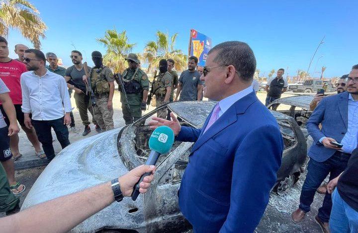 نتيجة الأحداث التي شهدتها العاصمة طرابلس .الدبيبة يوجه بحصر الاضرار وتقدير التعويضات المناسبة،