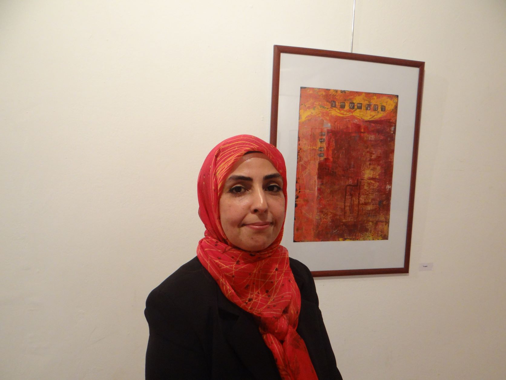 إفتتاح المعرض الفني "توشّى" للفنانة خديجة احمد الفرجاني