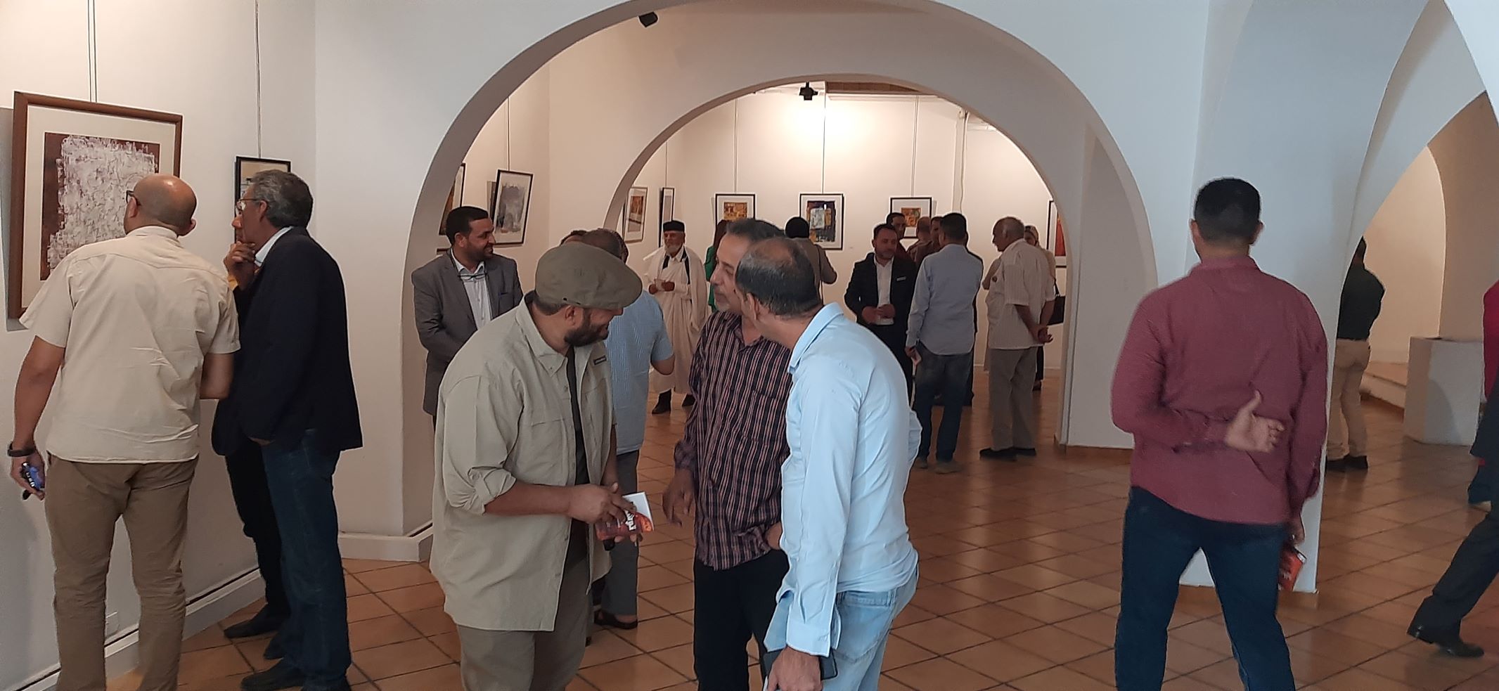  إفتتاح المعرض الفني "توشّى" للفنانة خديجة احمد الفرجاني