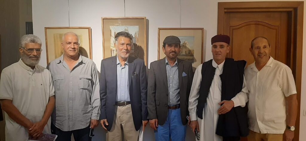 إفتتاح معرض خريف للفنان عبدالرزاق الدالي
