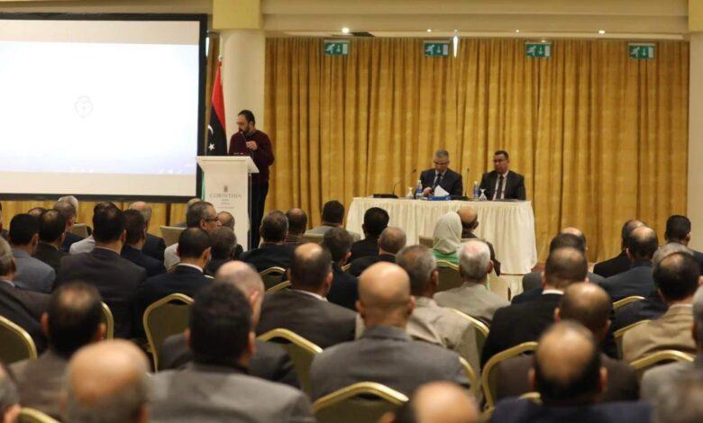 فعاليات الملتقي الأول لمدراء الإدارات والمكاتب والفروع مصرف الجمهورية .