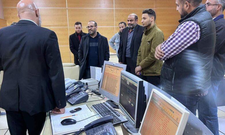 رئيس مجلس إدارة الشركة العامة للكهرباء يزورغرفة التحكم بالشركة