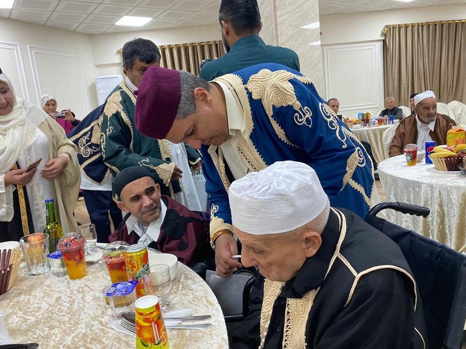 بحظور الوزير، مصلحة التَّفتيش والتَّوجيه التَّربوي يشاركون نزلاء دَار الْوفاء لِرعاية العَجزة والمُسنِّين بِطرابلس مأدبة إفطارهم