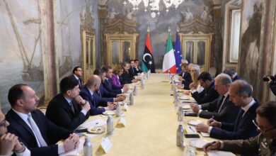 حكومة الوحدة الوطنية توقع مع الحكومة الإيطالية على عدد من مذكرات التفاهم.