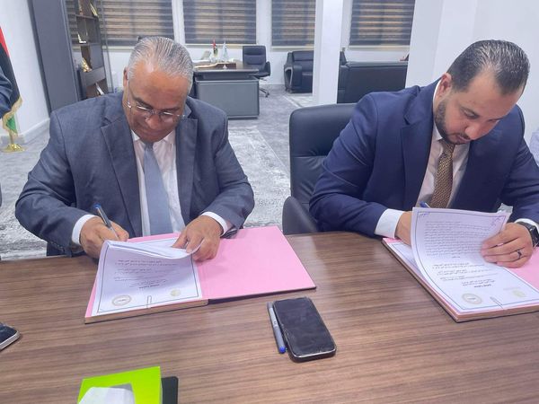 وزارة التعليم التقني والفني توقع مذكرة تفاهم وتعاون مع المركز الليبي للدراسات المستقبلية