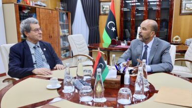 النائب بالمجلس الرئاسي موسى الكوني يبحث انشاء مصفاة للغاز بالجنوب مع وزير النفط والغاز