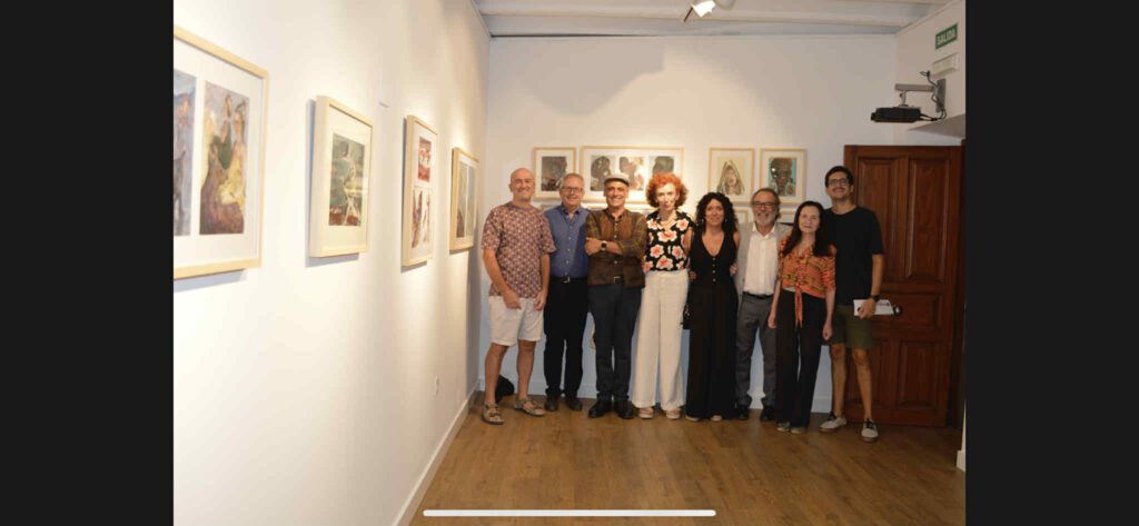 انطلاق معرض "سرد II" للفنان معتوق أبو راوي بجامعة غرناطة بدعم من الهيئة الليبية للبحث العلمي