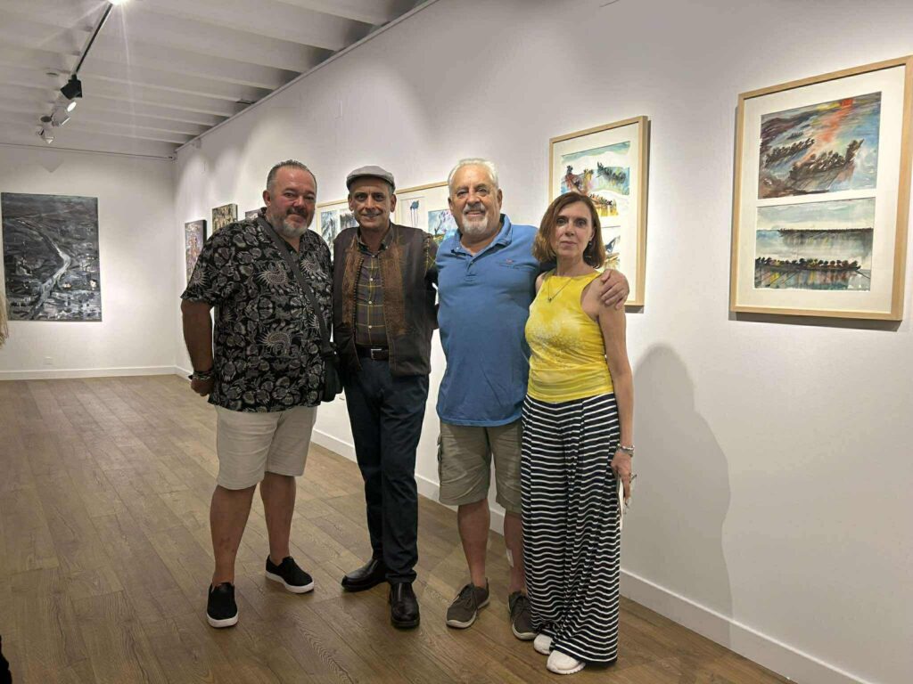 انطلاق معرض "سرد II" للفنان معتوق أبو راوي بجامعة غرناطة بدعم من الهيئة الليبية للبحث العلمي