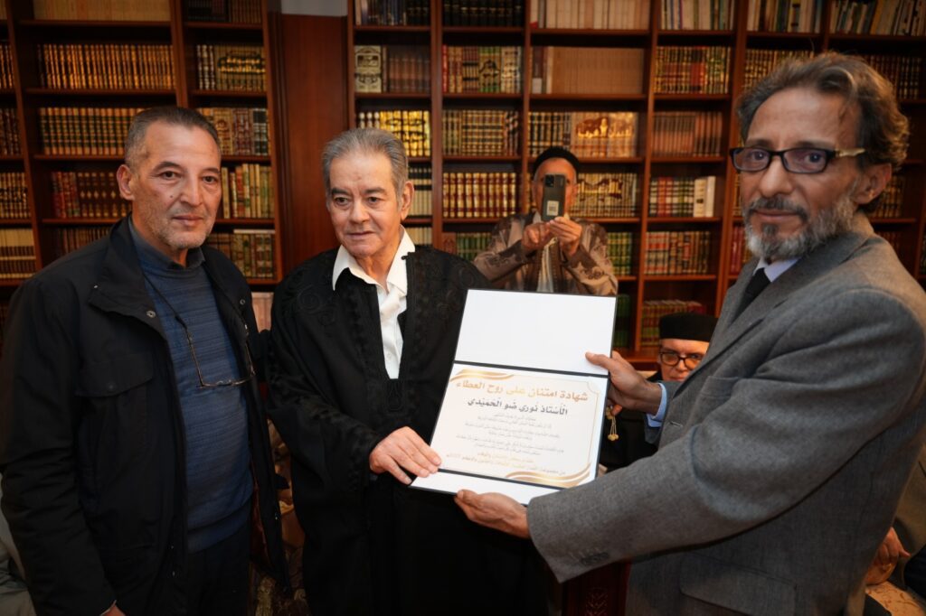 عندما يزهر الوفاء في حضرة الكلمة: "اللمة الطيبة" في ضيافة هرم الإعلام والثقافة الأستاذ/ نوري ضو الحميدي