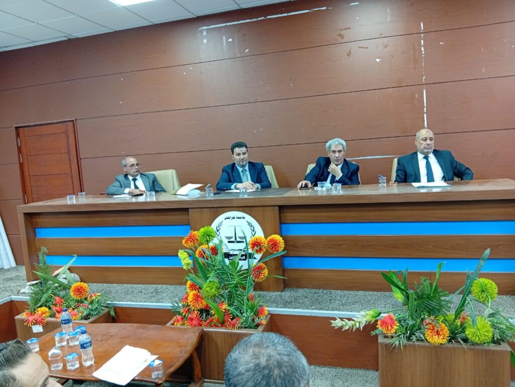 كلية القانون بجامعة طرابلس تنظم حوارية علمية حول مخاطر الحوادث البحرية في المتوسط