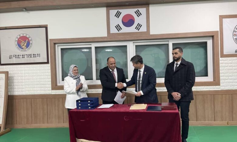 توقيع مذكرة تفاهم ليبية – كورية لتعزيز التعاون الثقافي والرياضي والانفتاح الدولي